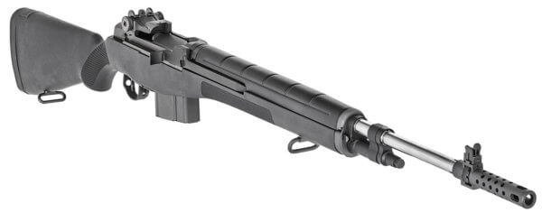 Springfield Armory MA9826C65CA M1A Loaded *CA Compliant 6.5 Creedmoor 10+1 22″ National Match Stainless Steel Barrel Black Parkerized Rec Black Synthetic Stock Right Hand