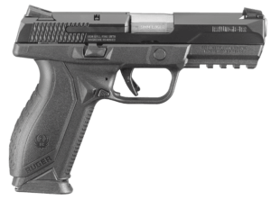 Ruger 8607 American Duty 9mm Luger DAO 4.20″ 10+1 Wrap Around Grip Black Polymer Frame Black Nitride Slide