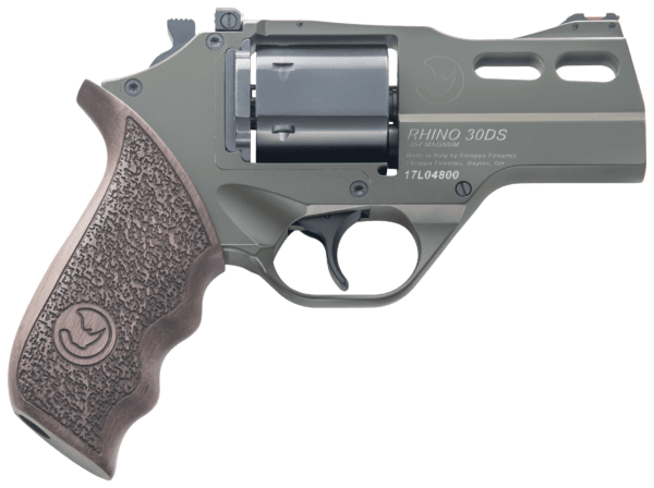 Chiappa Firearms 340285 Rhino 30DS 357 Mag 6 Round 3″ OD Green Walnut Grip