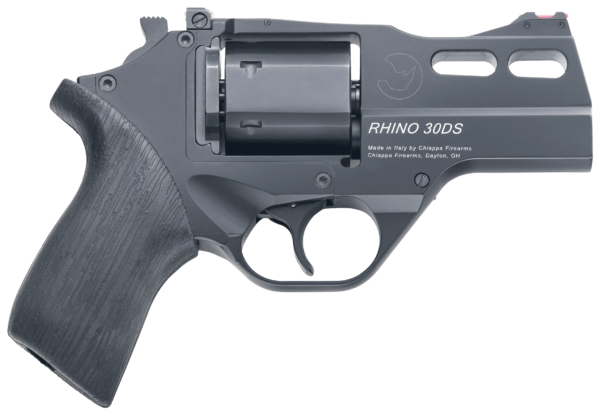 Chiappa Firearms CF340289 Rhino 30SAR SAO 357 Mag Caliber with 3″ Black Anodized Finish Vent Rib Barrel 6rd Capacity Blued Finish Cylinder Black Anodized Finish Aluminum Frame & Black Rubber Grip