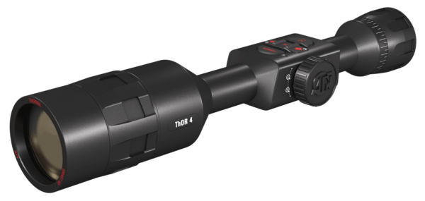 ATN TIWST4387A Thor 4 384 Thermal Rifle Scope Black Anodized 7-28x Multi Reticle 384×288 Resolution Features Rangefinder