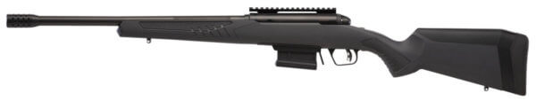 Savage Arms 57140 110 Haymaker 450 Bushmaster 4+1 18″ Barrel Matte Black Metal Black Fixed AccuStock with AccuFit