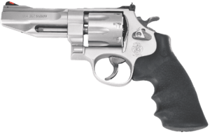 Smith & Wesson 178014 Model 627 Performance Center Pro 357 Mag 8rd Shot 4 Matte Stainless Barrel  Cylinder & Frame Black Finger Grooved Polymer Grip”