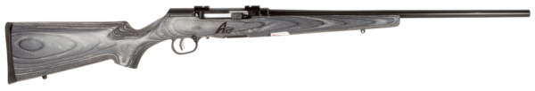 Savage Arms 47008 A17 Sporter Semi-Auto 17 HMR Caliber with 10+1 Capacity 22″ Barrel Satin Black Metal Finish & Gray Laminate Stock Right Hand (Full Size)