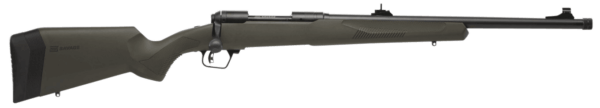 Savage Arms 57018 110 Hog Hunter 223 Rem 4+1 20″ Matte Black Metal OD Green Synthetic Stock
