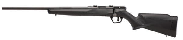 Savage Arms 70540 B22 Magnum F Bolt Action 22 WMR Caliber with 10+1 Capacity 21″ Barrel Matte Blued Metal Finish & Matte Black Synthetic Stock Left Hand (Full Size)