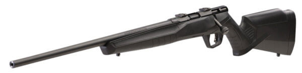 Savage Arms 70840 B17 F Bolt Action 17 HMR Caliber with 10+1 Capacity  21 Barrel  Matte Blued Metal Finish & Matte Black Synthetic Stock Left Hand (Full Size)”