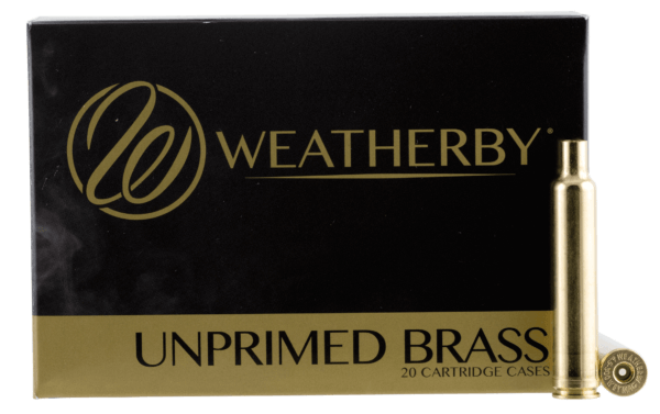 Weatherby BRASS653 Unprimed Cases 6.5-300 Wthby Mag Rifle Brass 20 Per Box