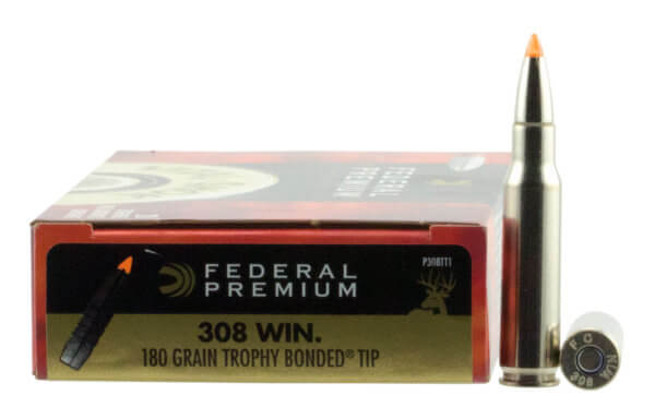 Federal P308TT1 Premium 308 Win 180 gr Trophy Bonded Tip 20rd Box