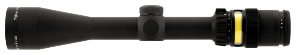 Trijicon 200001 AccuPoint Black Hardcoat Anodized 3-9x 40mm 1″ Tube Illuminated Duplex Crosshair w/Amber Dot Reticle