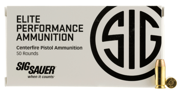 Sig Sauer E40SW150 Elite Defense 40 S&W 165 gr V-Crown Jacketed Hollow Point (VJHP) 50rd Box