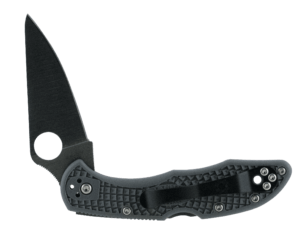 Spyderco C11FPGY Delica 4 Lightweight 2.88″ Folding Drop Point Plain VG-10 SS Blade Gray FRN Handle Includes Pocket Clip