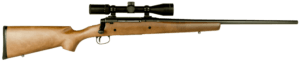 Savage Arms 22678 Axis II XP 6.5 Creedmoor 3+1 22″ Matte Black Barrel/Rec Hardwood Stock Includes Bushnell 3-9x40mm Scope