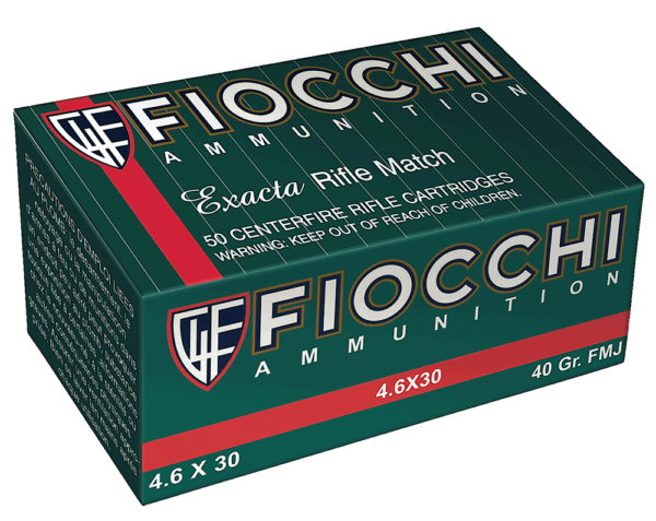 Fiocchi 46EXA Range Dynamics  4.6x30mm H&K 40 gr Full Metal Jacket 50rd Box