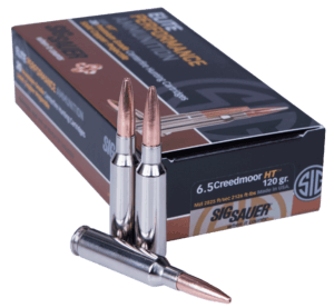 Sig Sauer E65CH120 Elite Copper Hunting 6.5 Creedmoor 120 gr 2825 fps Copper Solid 20rd Box