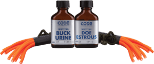 Code Blue OA1074 Double Drag Combo Buck Lure Doe In Estrous Buck Urine 2 oz