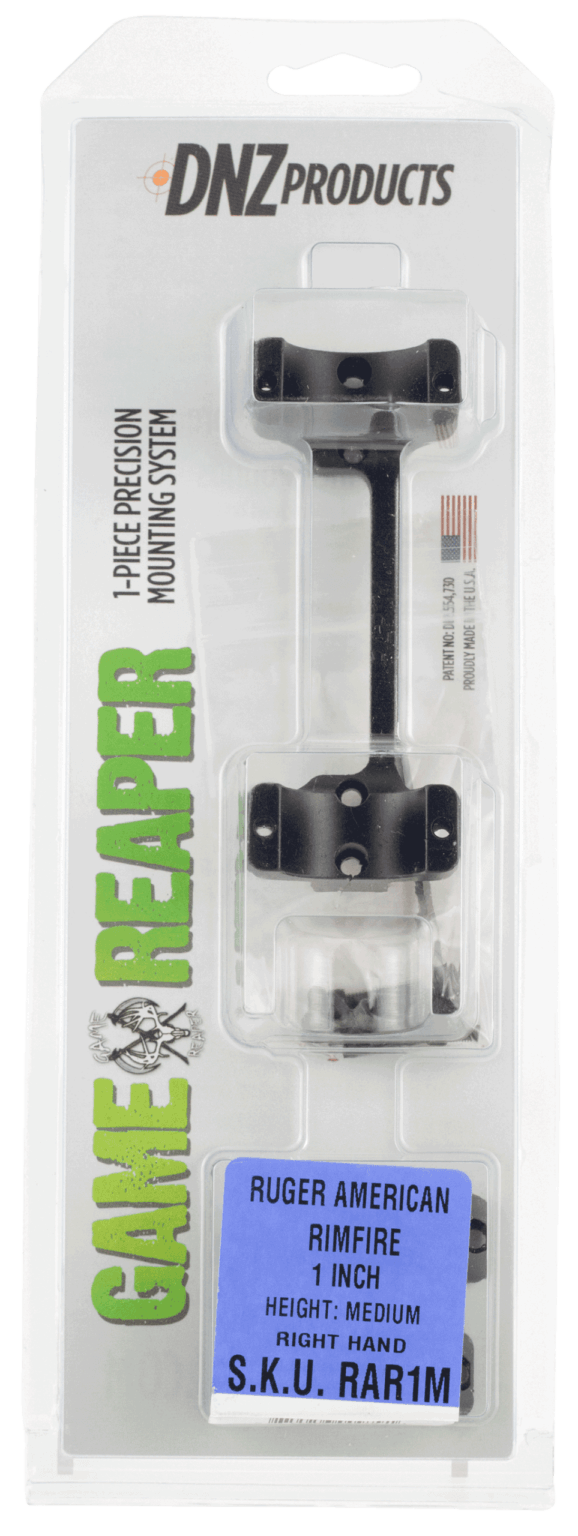 DNZ MPS1M Game Reaper-Mossberg Scope Mount/Ring Combo Matte Black