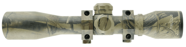 Truglo TG8504C3 Crossbow 4x 32mm Obj 20.8 ft @ 100 yds FOV 1″ Tube Realtree Rangefinder/Trajectory Compensating