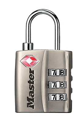 Master Lock 4680DNKL Combination Lock Resettable Luggage