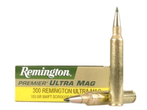 Remington Ammunition PR300UM3 Premier Scirocco Bonded 300 RUM 180 gr Swift Scirocco Bonded (SSB) 20rd Box
