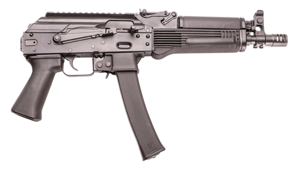 Kalashnikov USA KP9 KP-9 9mm Luger 30+1 9.25″ Barrel w/Flash Suppressor Black Metal Finish Black Polymer Grip Optics Ready Right Hand