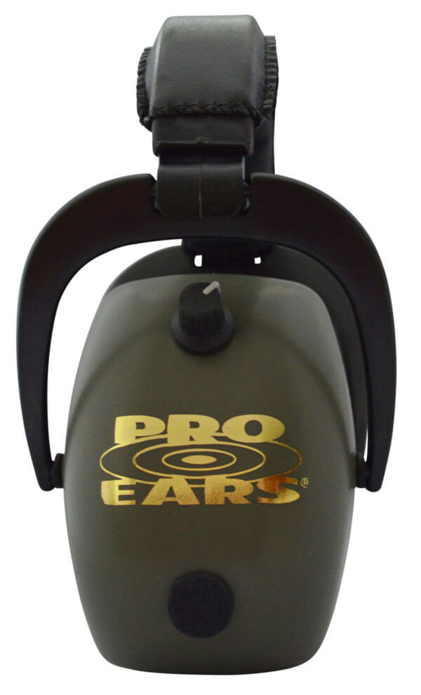 Pro Ears PEG2RMG Gold II Electronic Muff 30 dB Over the Head Black/Green Adult 1 Pair