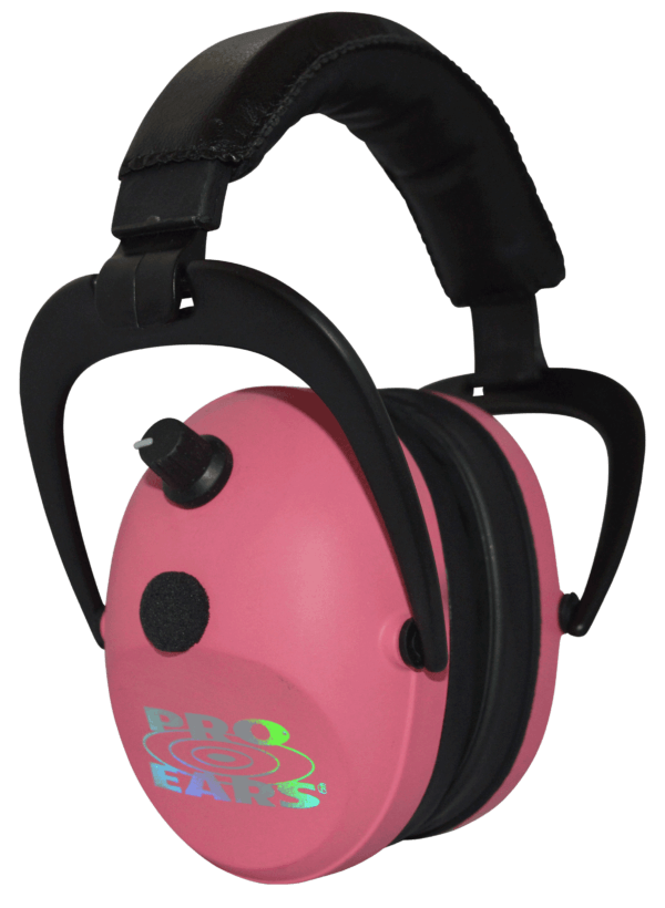 Pro Ears PEG2SMP Gold II Electronic Muff 26 dB Over the Head Pink/Black Adult 1 Pair