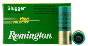 Remington Ammunition 28604 Slugger High Velocity 12 Gauge 3″ 7/8 oz Rifled Slug Shot 5rd Box