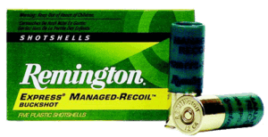 Remington Ammunition 20282 Managed Recoil Buckshot 12 Gauge 2.75″ 00 Buck Shot 5rd Box