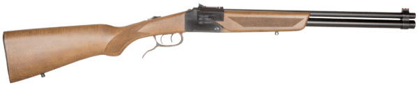 Chiappa Firearms 500190 Double Badger 22 LR 20 Gauge 19″ Blued Beechwood Folding Checkered Stock