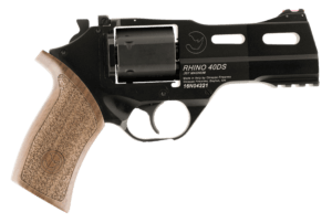 Chiappa Firearms CF340217 Rhino 200D 357 Mag 2″ 6 Round Black Rubber Grip Black