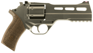 Chiappa Firearms 340224 Rhino 60DS 357 Mag 6″ 6 Round Nickel Plated Walnut Grip