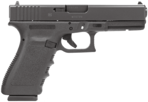 Glock PF2050201 G20 Short Frame 10mm Auto Double 4.60″ 10+1 Black Polymer Grip/Frame Black Slide