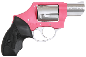 Charter Arms 53831 Undercover Lite Pink Lady Revolver Double 38 Special 2″ 5 Rd Black Rubber Grip Stainless