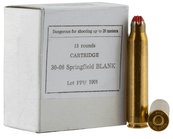 PPU PPB3006 Blank Ammo Training 30-06 Springfield 15rd Box