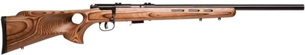 Savage Arms 28750 Mark II BTV 22 LR Caliber with 5+1 Capacity 21″ Barrel Matte Blued Metal Finish & Fixed Thumbhole Natural Brown Stock Right Hand (Full Size)