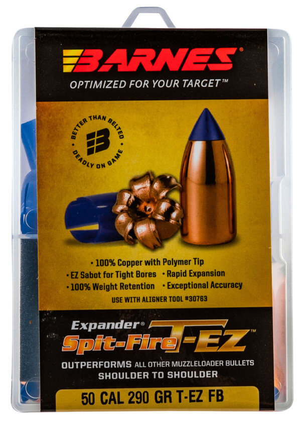 Barnes Bullets 30592 Spit-Fire T-EZ Muzzleloader 50 Cal Spit-Fire T-EZ FB 290 gr 15