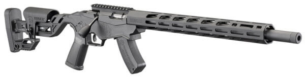 Ruger Precision Rimfire 22 LR 18″ 15+1 Black Hard Coat Anodized Adjustable Quick-Fit Precision w/One-Piece Chassis Stock