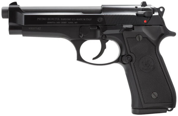 Beretta USA JS92F300 92 FS Italy 9mm Luger 4.90″ 10+1 Black Bruniton Black Synthetic Grip