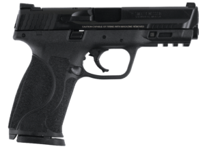 Smith & Wesson 11758 M&P M2.0 Full Size Frame 9mm Luger 15+1  4.25″ Black Armornite Stainless Steel Barrel & Serrated Slide  Matte Black Polymer Frame w/Picatinny Rail