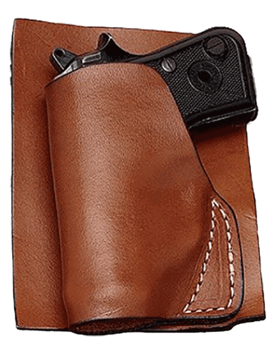 Hunter Company 25002 Pocket Pocket Brown Leather Pocket Fits Ruger LCP 380 Right Hand