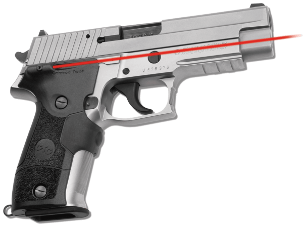 Crimson Trace LG426 Lasergrips 5mW Red Laser with Front Activation 633nM Wavelength & 50 ft Range Black Finish for Sig P226