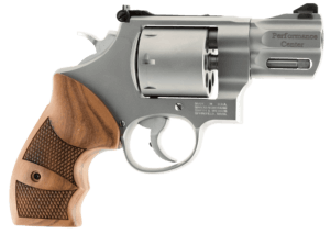 Smith & Wesson 164192 Model 686 Plus 357 Mag or 38 S&W Spl +P  Stainless Steel 2.50 Barrel  7 Shot  Satin Stainless Steel L-Frame  Red Ramp Front/Adjustable White Outline Rear Sights  Internal Lock”
