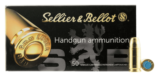 Sellier & Bellot SB9SUBA Handgun  9mm Luger Subsonic 140 gr Full Metal Jacket 50rd Box