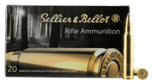 Sellier & Bellot SB223B Rifle  223 Rem 55 gr Soft Point 20rd Box