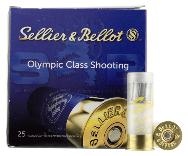 Sellier & Bellot SB12SLUG Shotgun 12 Gauge 2.75″ 1 oz Slug Shot 25rd Box