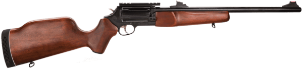 Rossi SCJ4510 Circuit Judge  45 Colt (LC) Caliber or 410 Gauge with 5rd Capacity  18.50 Barrel  Polished Black Metal Finish & Hardwood Monte Carlo Stock Right Hand (Full Size)”
