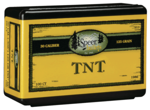 Speer Bullets 1986 TNT 30 Caliber .308 125 GR Jacketed Hollow Point (JHP) 100 Box