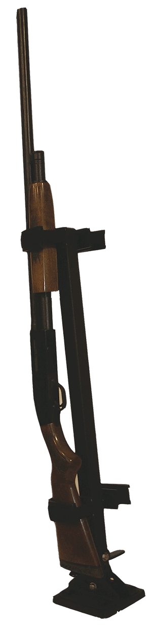 Rugged Gear 10082 Floor Mount Gun Rack 2 Rifle/Shotgun Black Metal