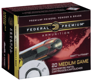 Federal P454SA Premium Hunting 454 Casull 300 gr Swift A-Frame (SWFR) 20rd Box